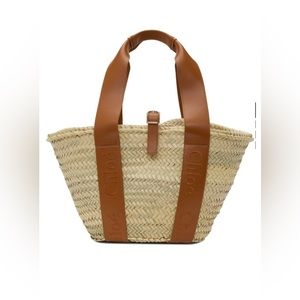 AUTHENTIC Never Worn Chloe Beige & Tan Medium Sense Tote